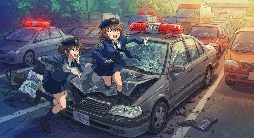 婦警さん、危機一髪！