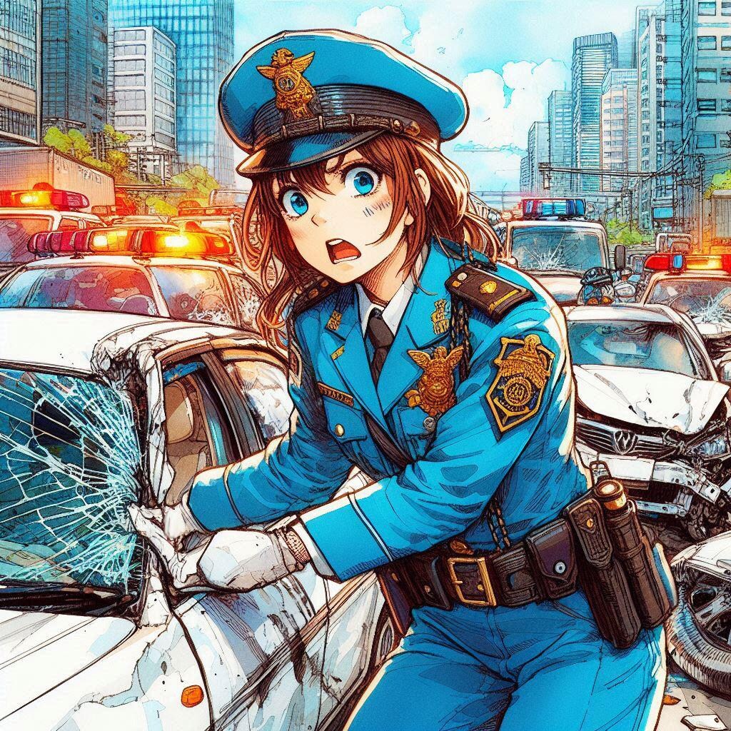 婦警さん、危機一髪！
