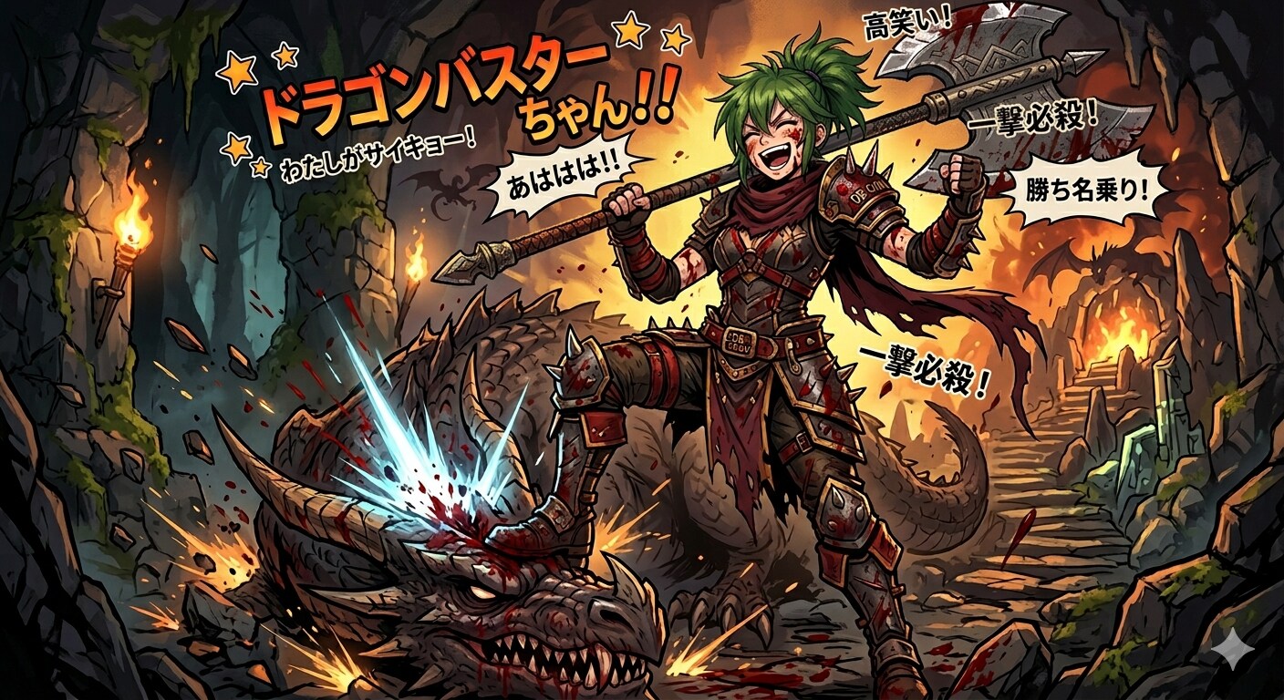 戦女神（たたかえ）！竜絶殺娘（ドラゴンバスターちゃん）！Ver.D