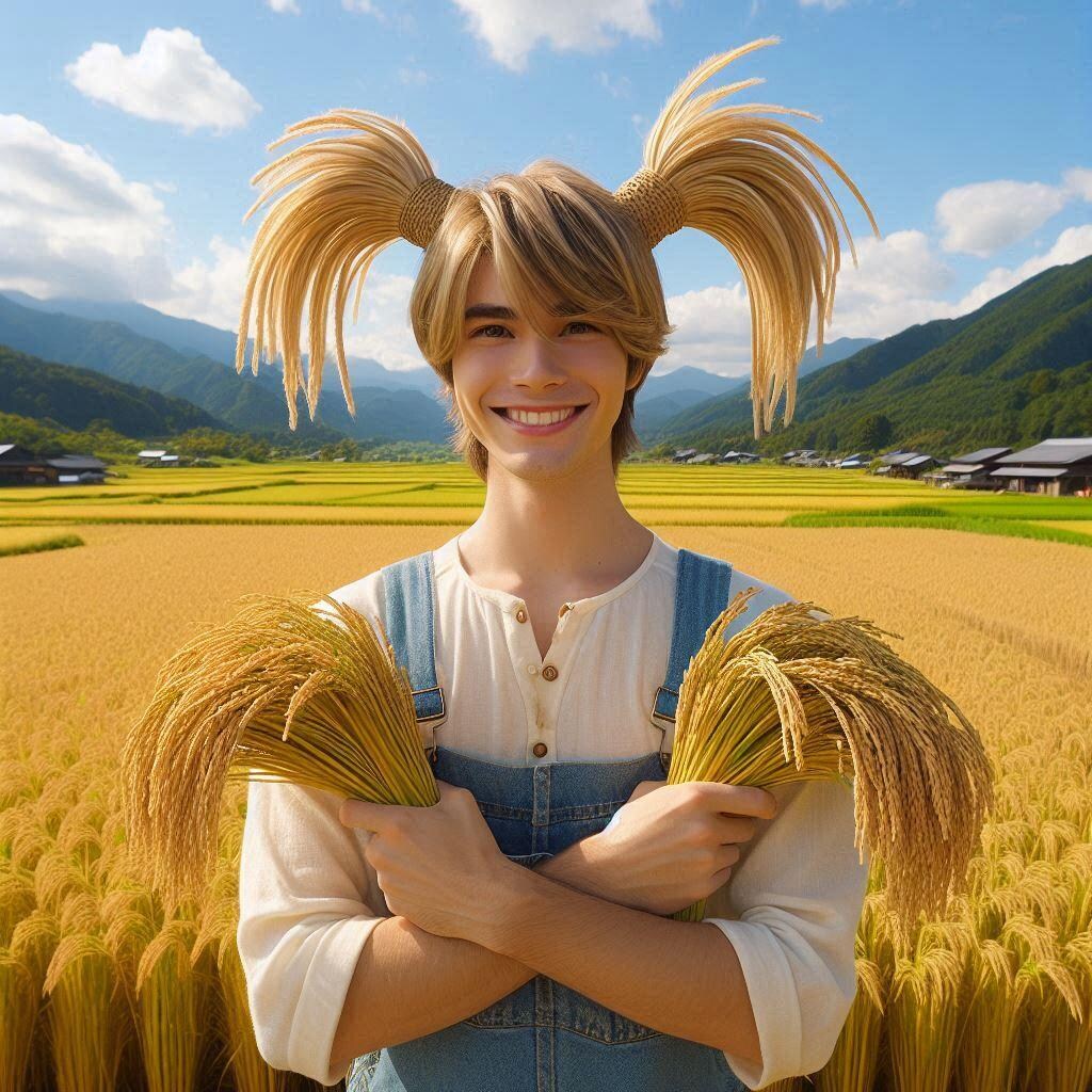 ツインテール稲穂