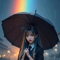 ある雨の日の女子高生 6枚目