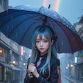 ある雨の日の女子高生 8枚目