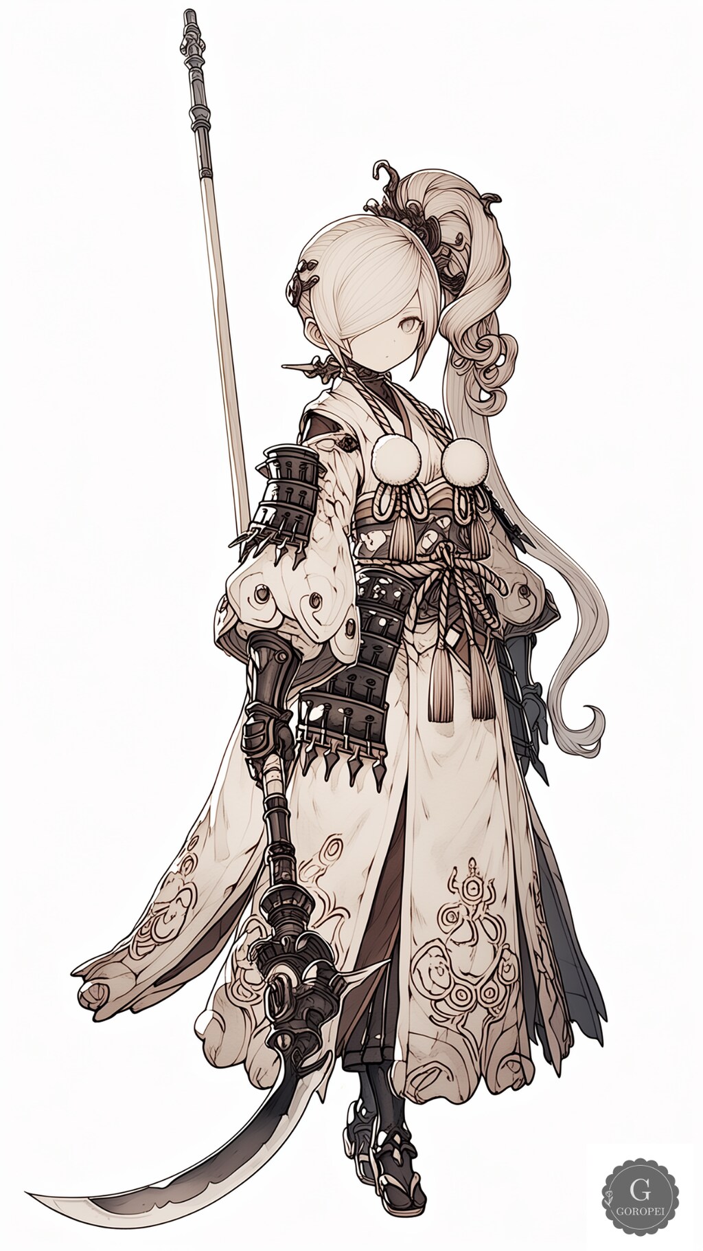 #048【月華の薙影】皇国×薙刀