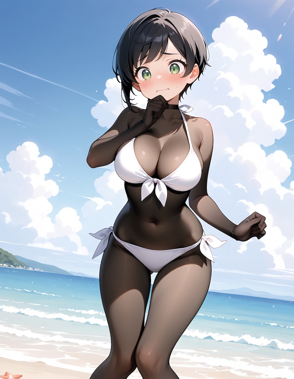 サキちゃんと誕生日海デート