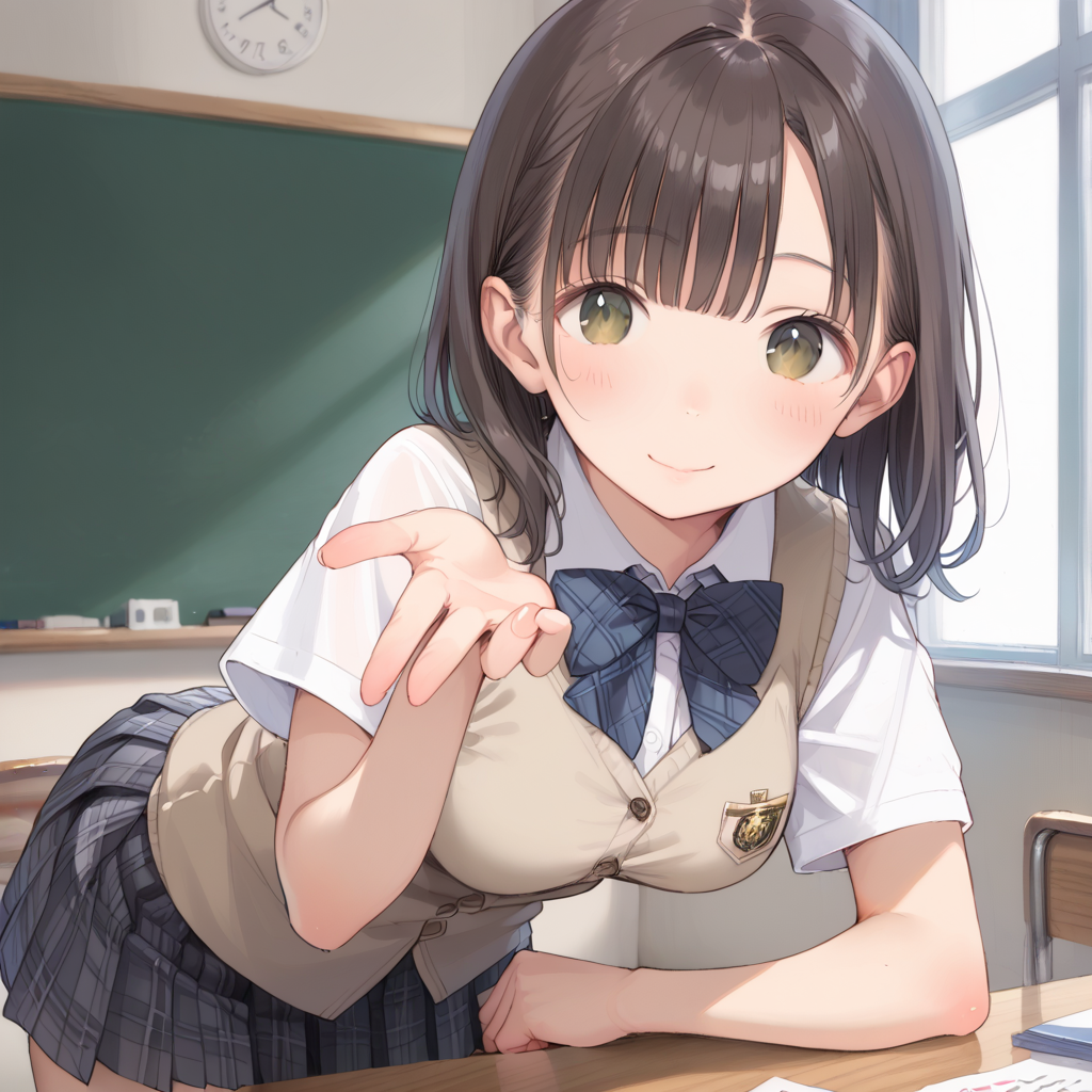 璃乃ちゃんの投げキッス