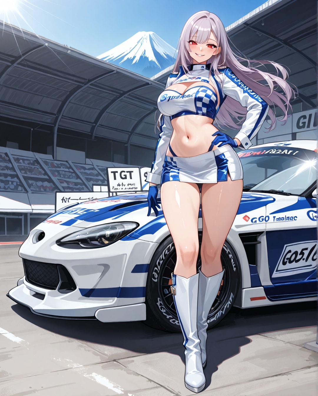 🏎️クールに魅せる✨RQミレナとピットの緊張感