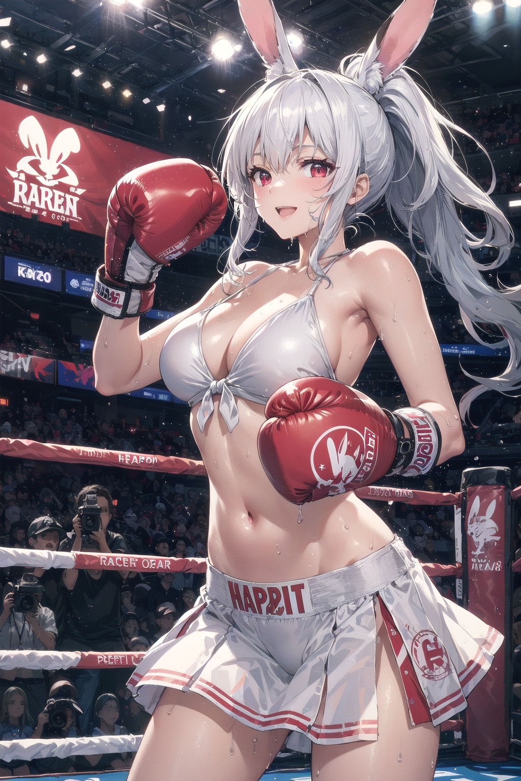 公開スパーリングなのです🐰🥊