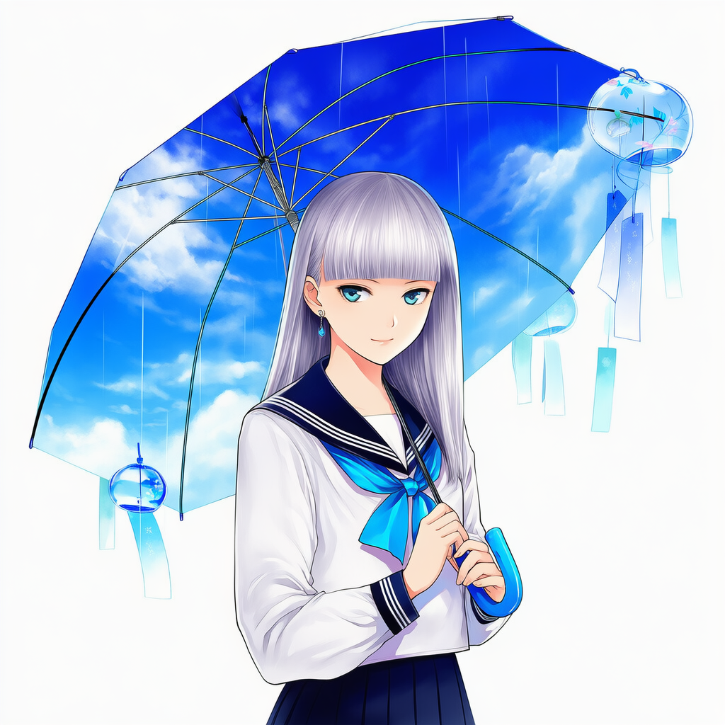 傘の中の蒼空