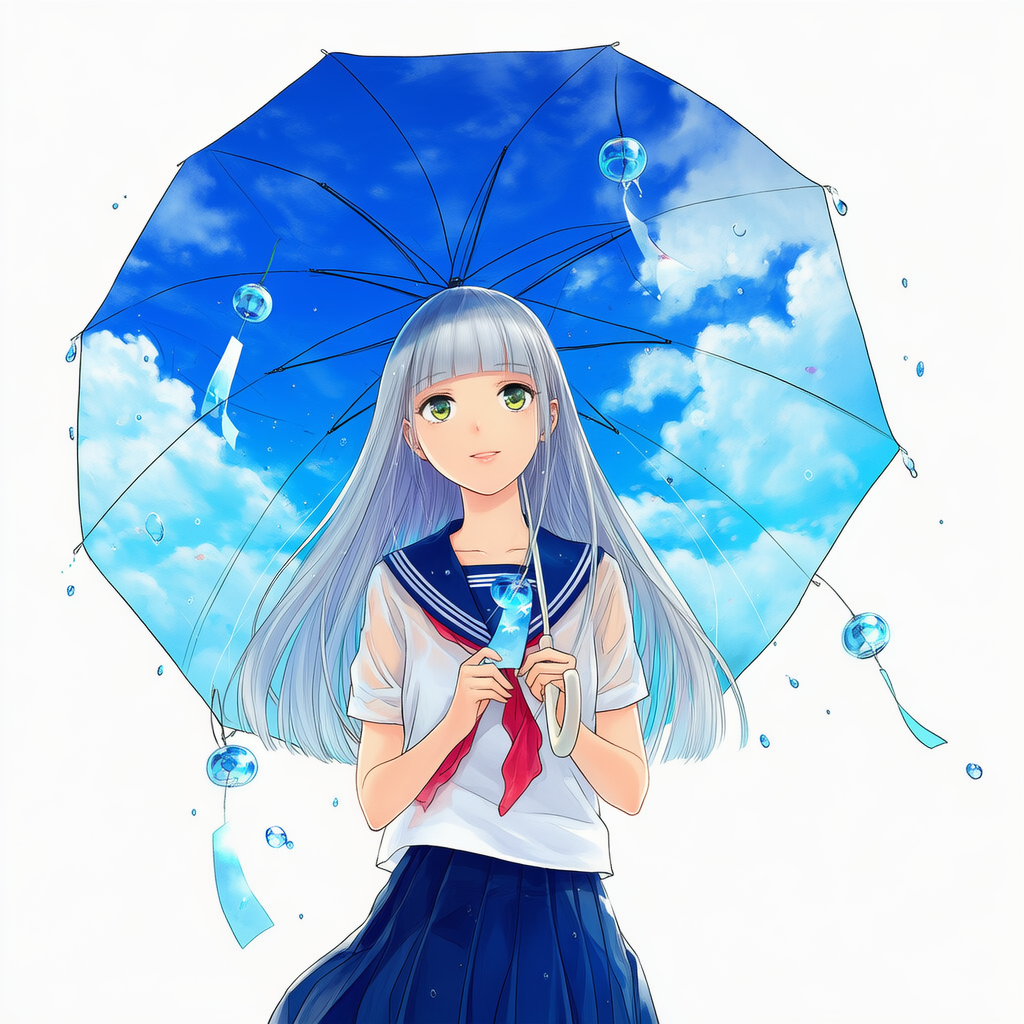 傘の中の蒼空