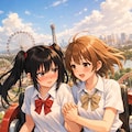 こんなの余裕よ‼️（ジェットコースターの日） 2枚目