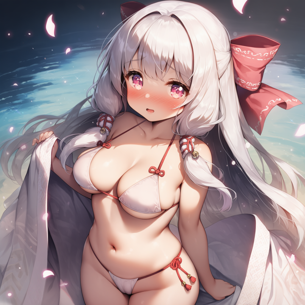 巫女服水着