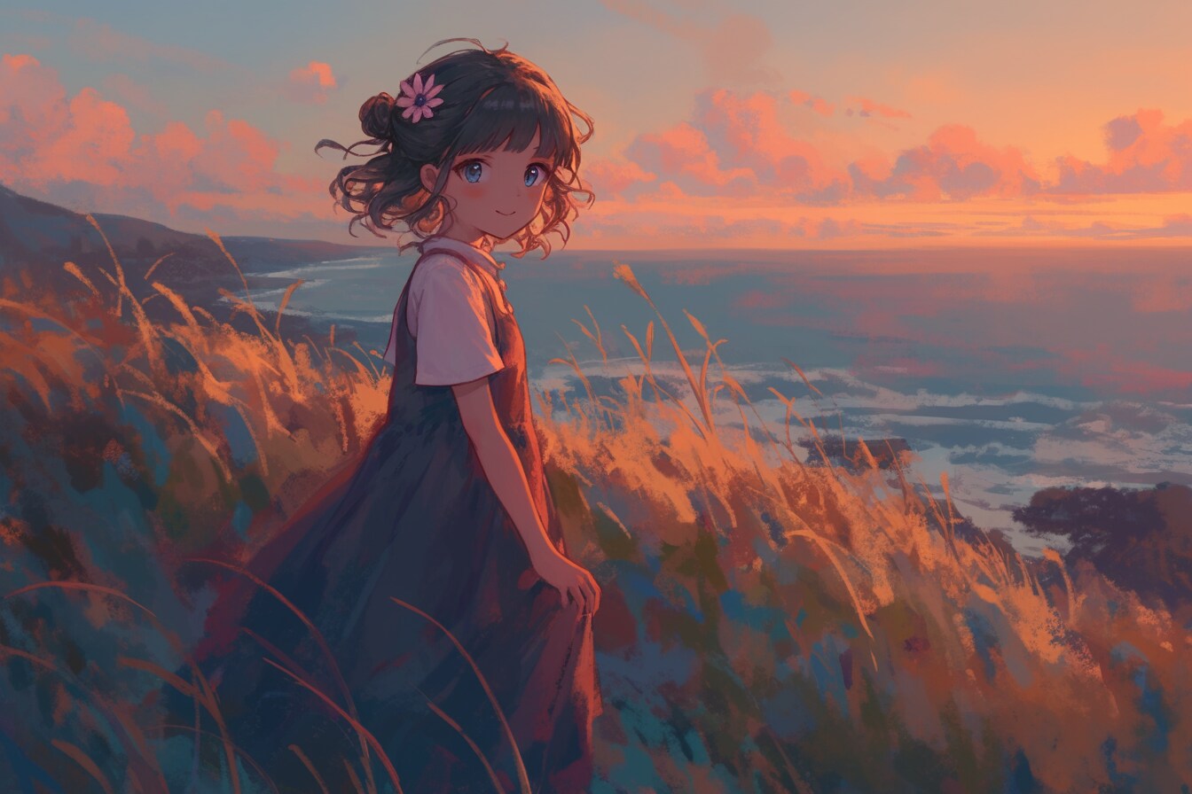 夕暮れのおだんごちゃん🍡✨179