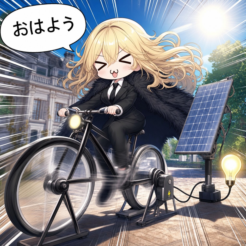 自転車型発電機