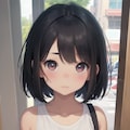 白いTシャツの女の子 4枚目