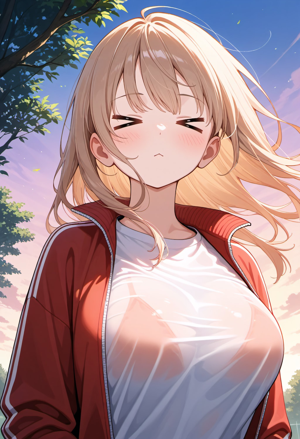 風がちべたい…