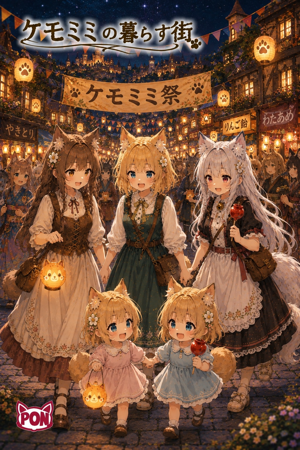 ケモミミの暮らす街