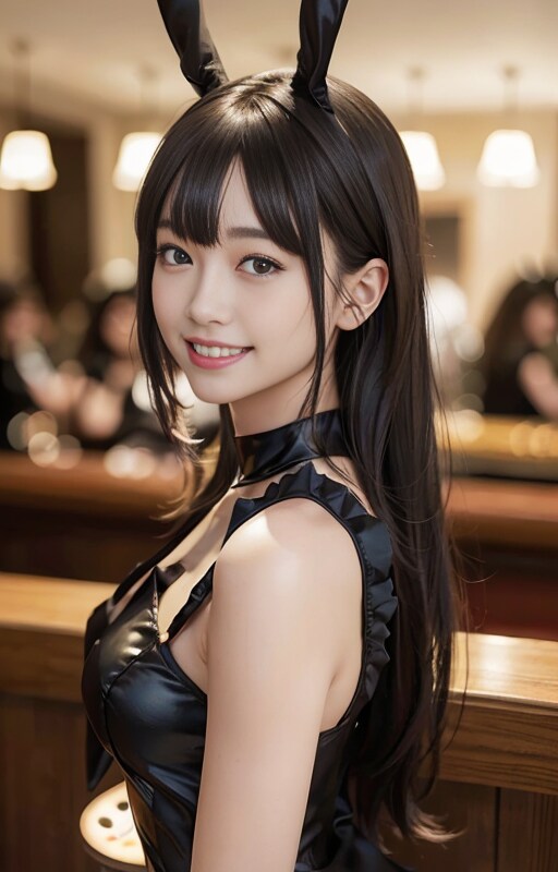 彼女はバニーガール②