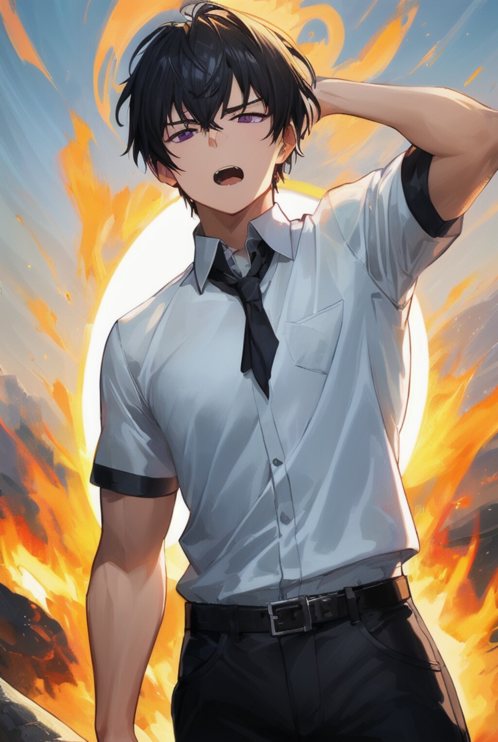あつい～～！！あーつーい～～と叫んでいる男性達！！（12枚）