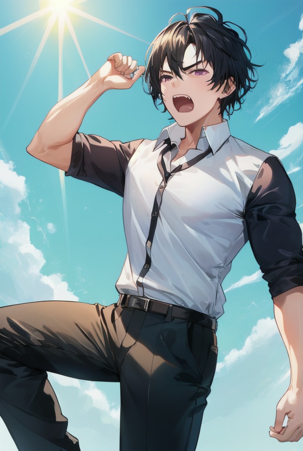 あつい～～！！あーつーい～～と叫んでいる男性達！！（12枚）