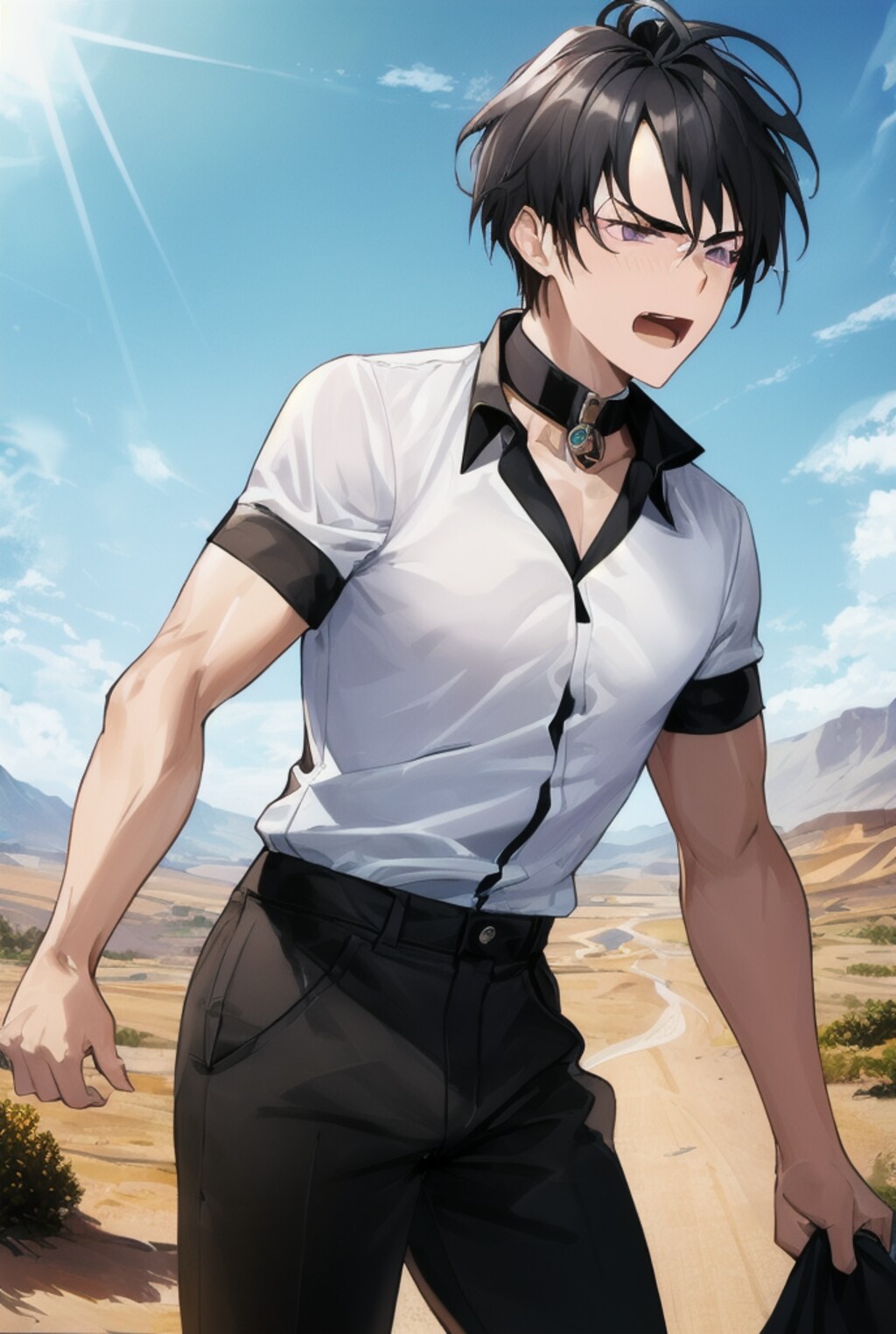 あつい～～！！あーつーい～～と叫んでいる男性達！！（12枚）