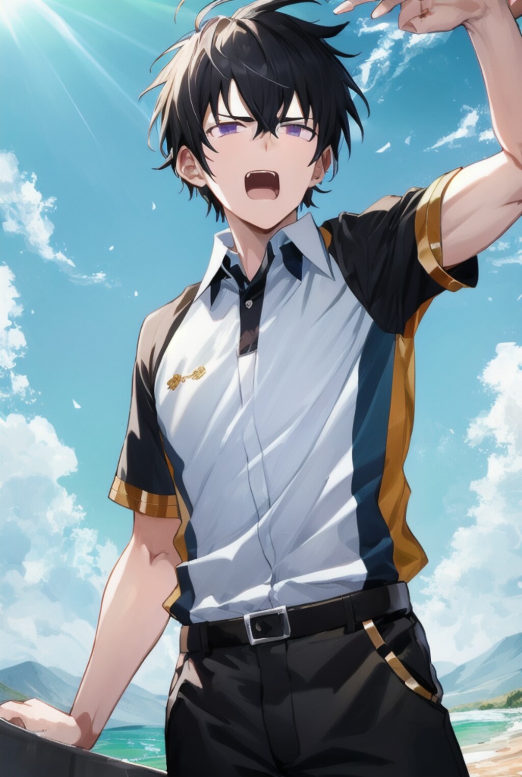 あつい～～！！あーつーい～～と叫んでいる男性達！！（12枚）