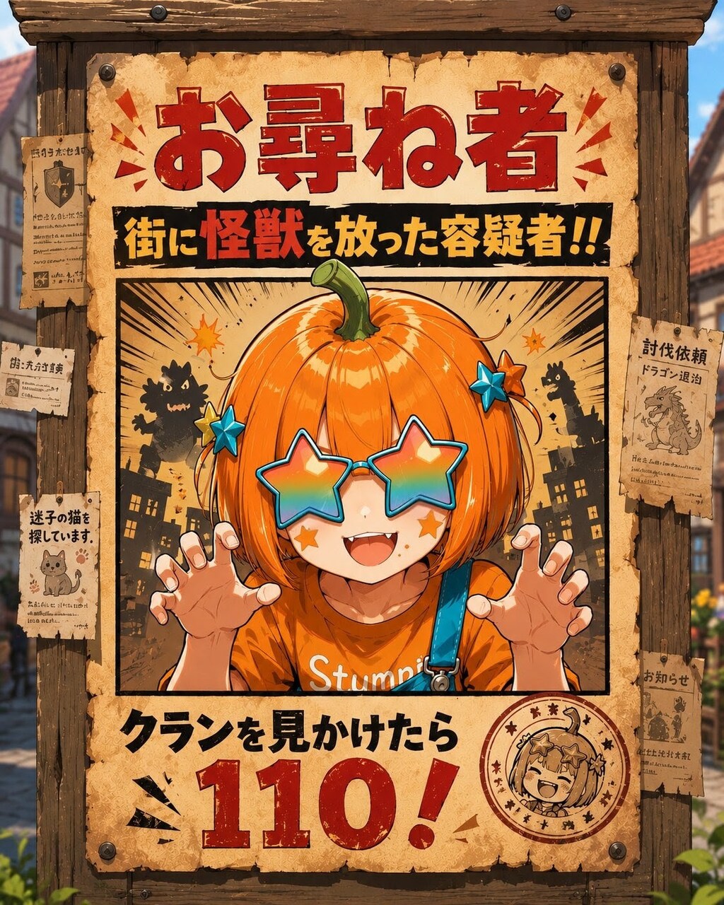 またお尋ね者に成りました