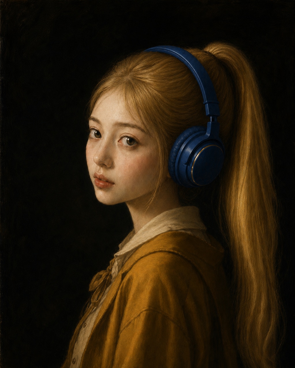 ヘッドホンの少女