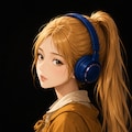 ヘッドホンの少女 2枚目