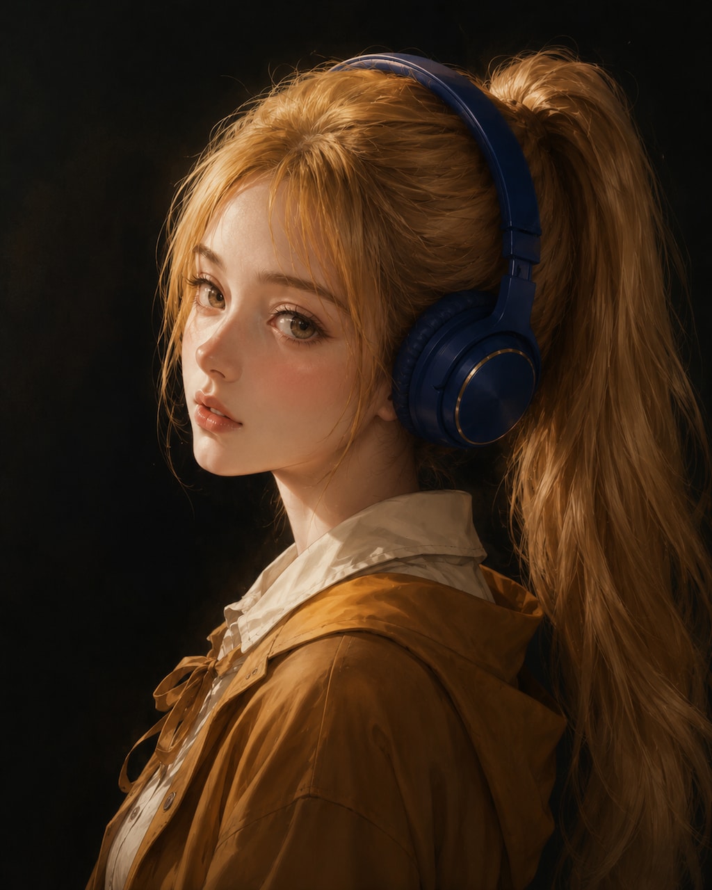 ヘッドホンの少女