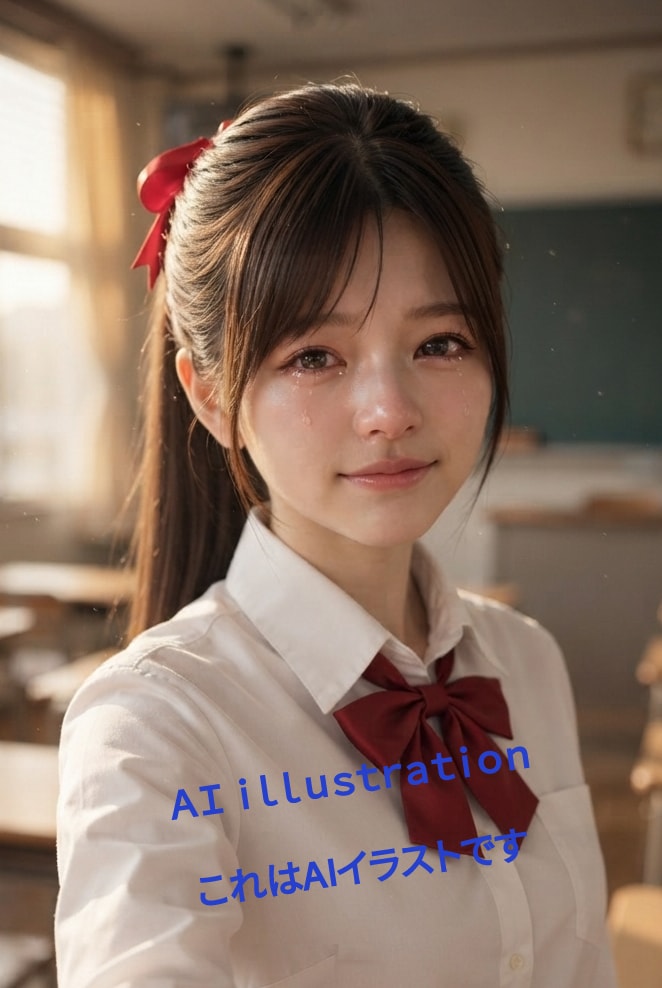 初恋のポニーテール美少女── 視線が重なるたび、言葉にできない甘さが胸に満ちていった。   もし涙を浮かべながら「そろそろ髪を切りたい…」と打ち明けられたら