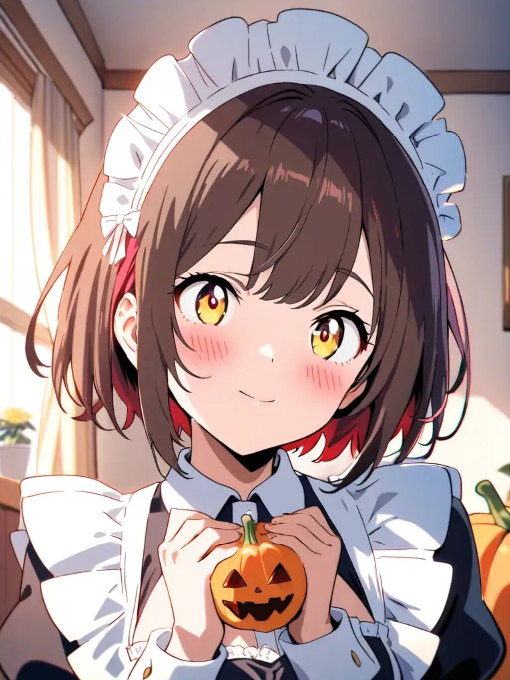 準備するメイドさん