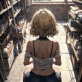 半ケツ黒ギャル 2枚目