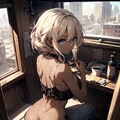 半ケツ黒ギャル 3枚目