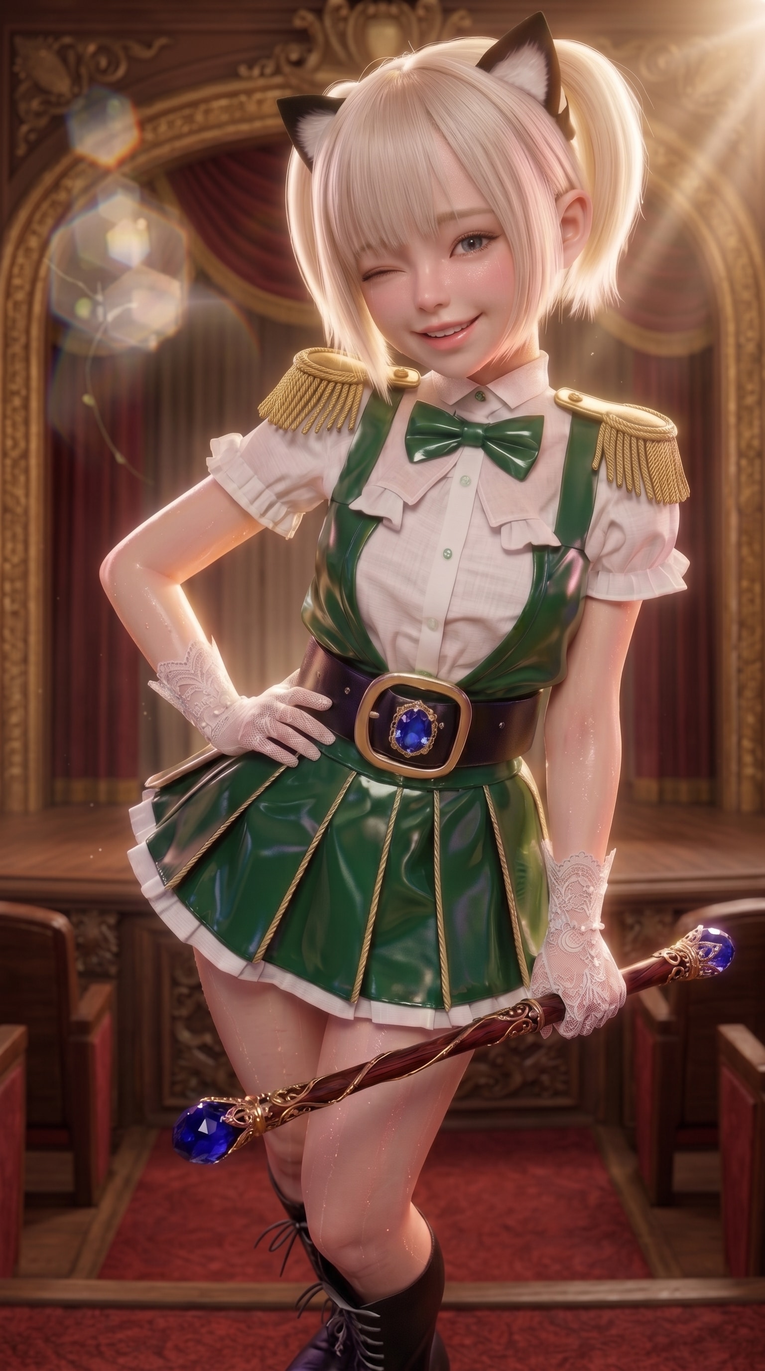 緑の魔法少女