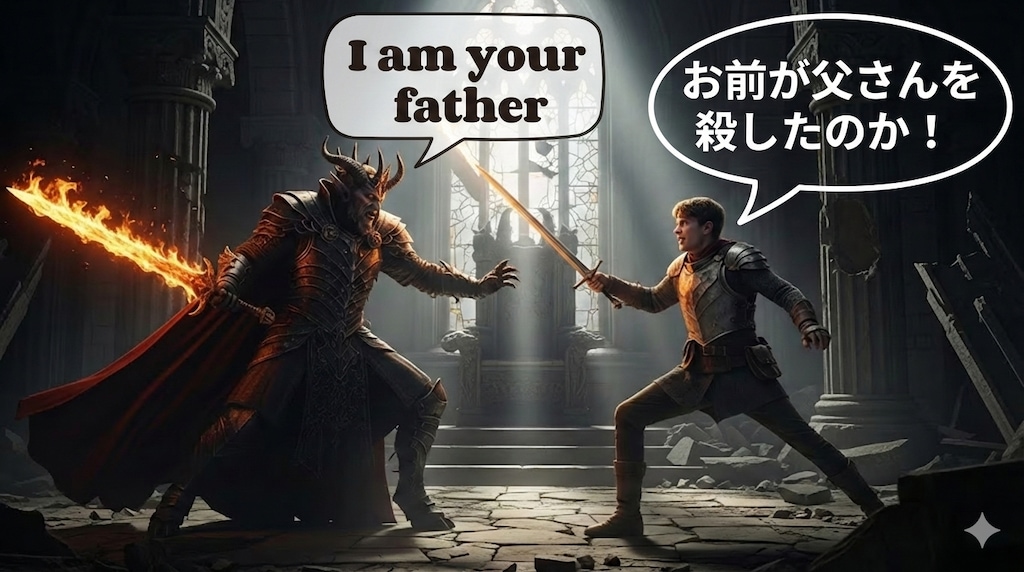 [問題に解答] I am your father！