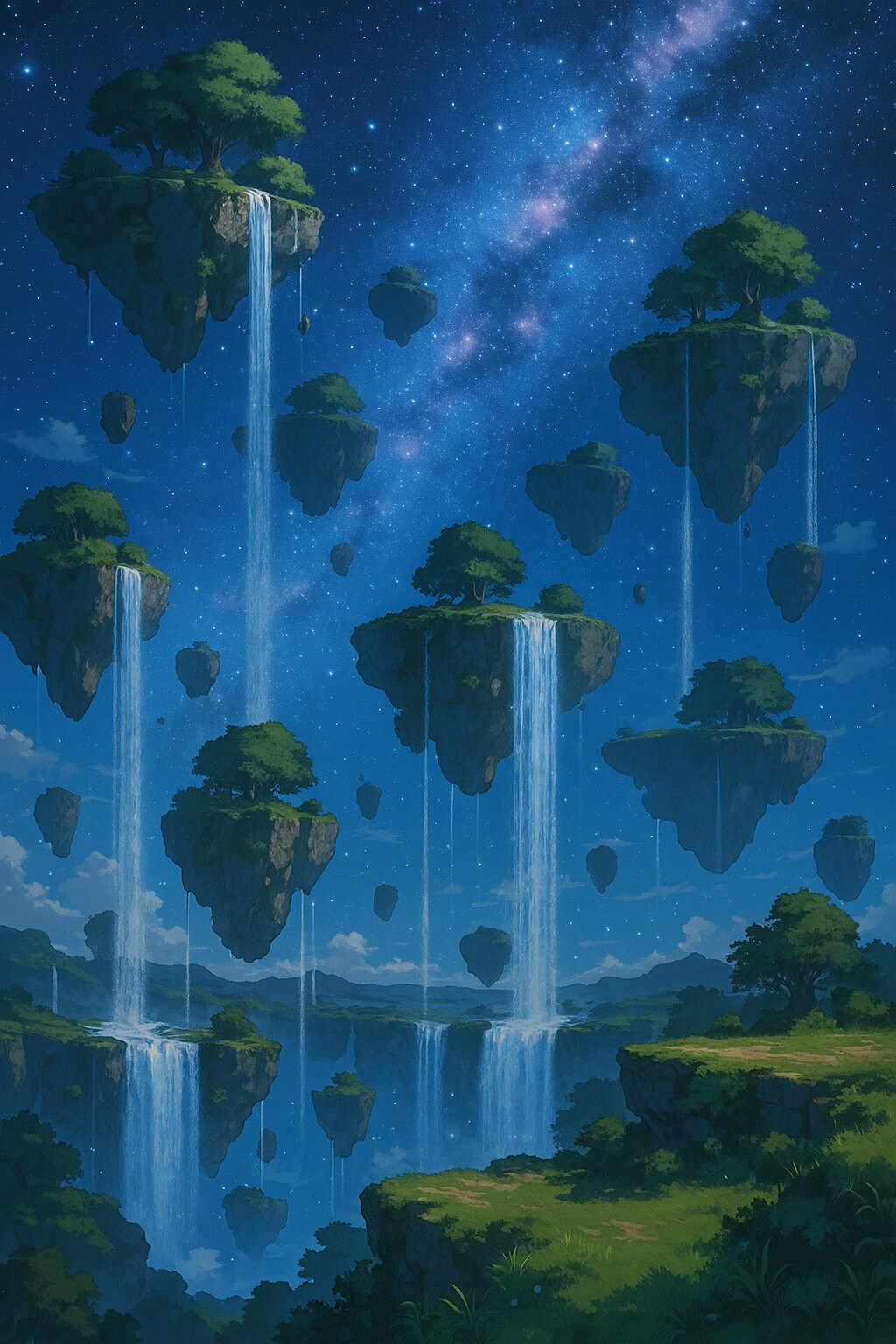 【星降る浮島の庭園】ティル＝ノルグの重力庭園