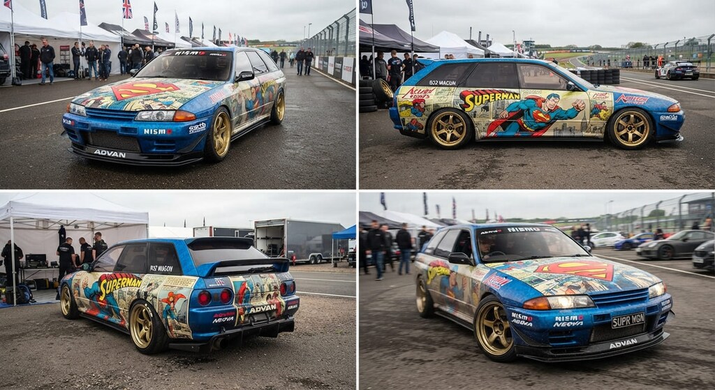 スーパーマンカラーR32GT-Rワゴン