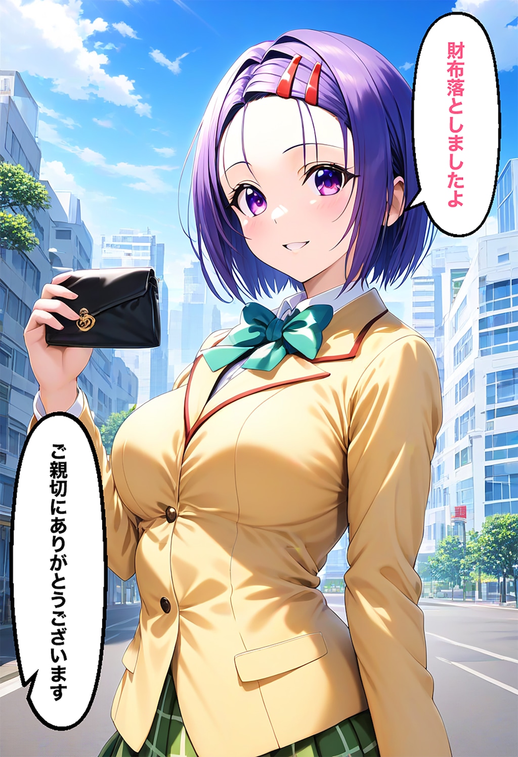 財布落としましたよ