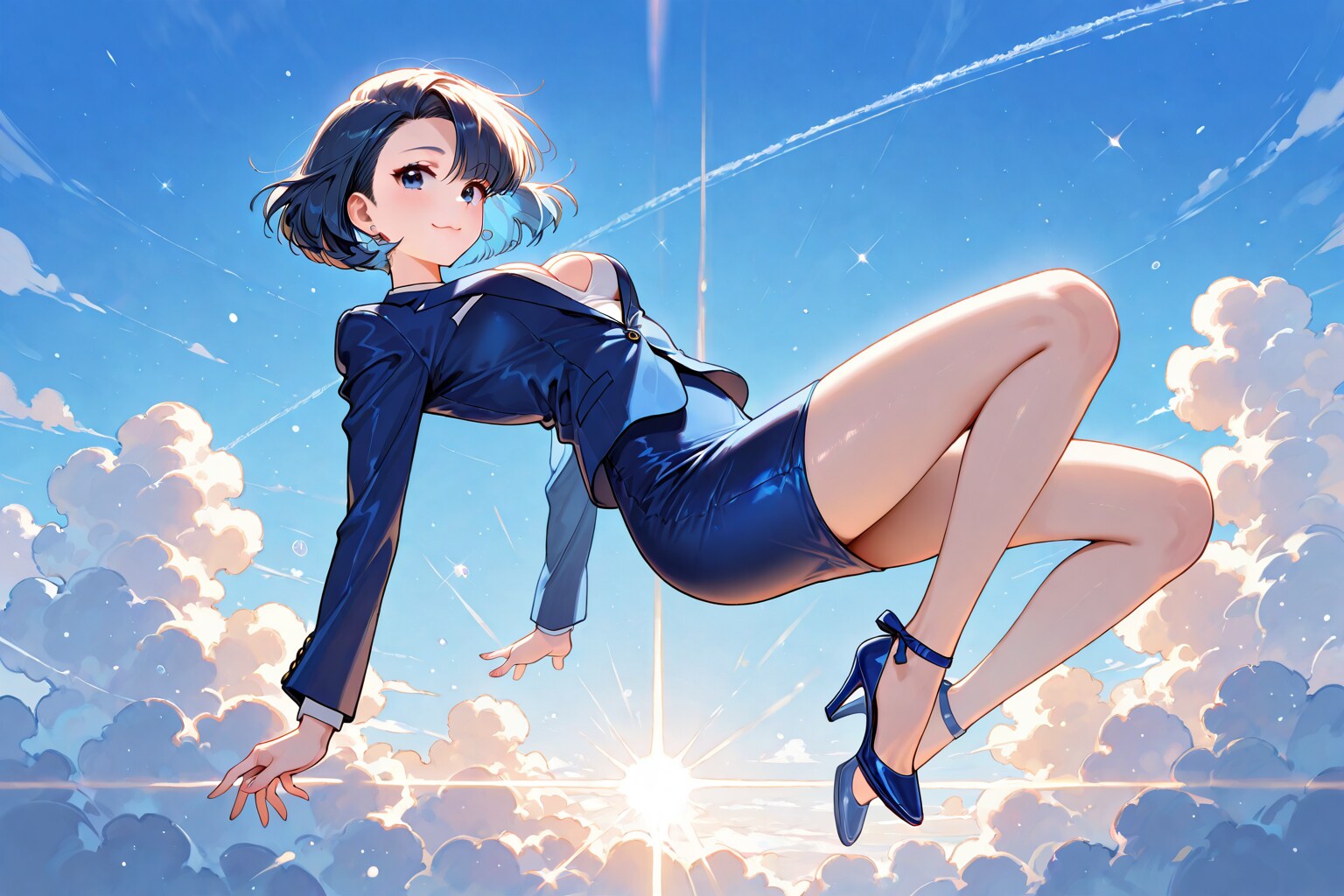 空とか海とか　青スーツとか