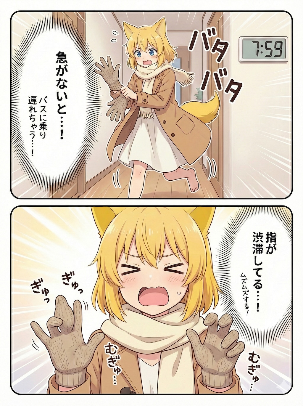 焦ると余計面倒なことになると身をもって教えてくれるキツネ