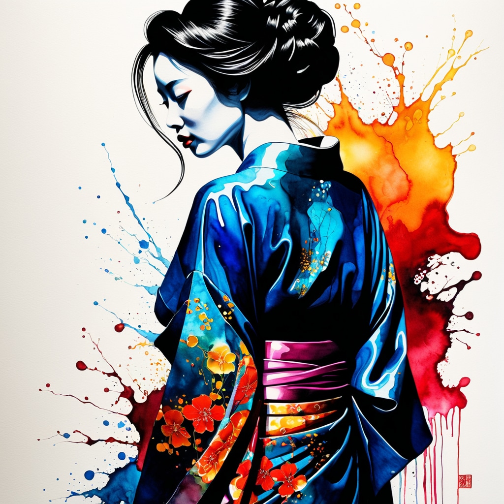 着物３ | の人気AIイラスト・グラビア