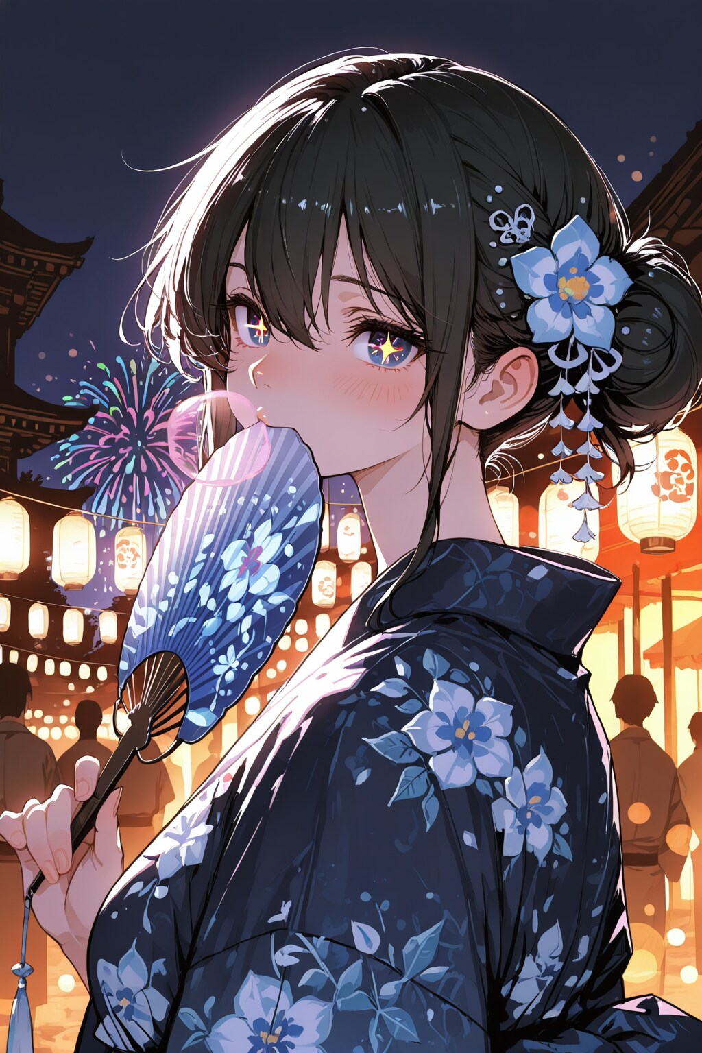 最後の花火になったね | の人気AIイラスト・グラビア