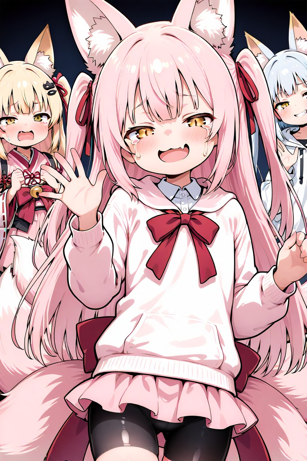 お別れ会で号泣するメスガキ