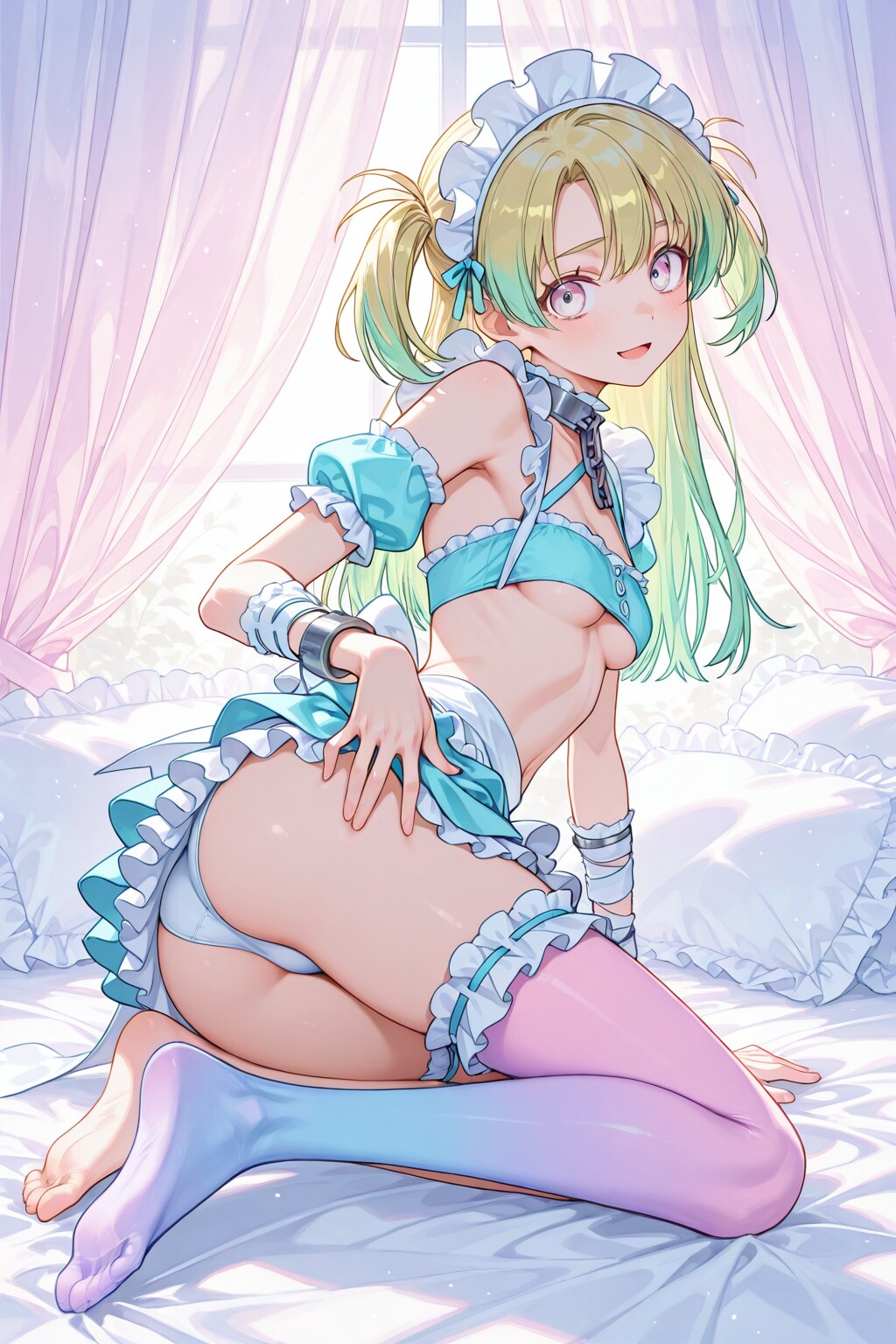 パステルメイドの挑発