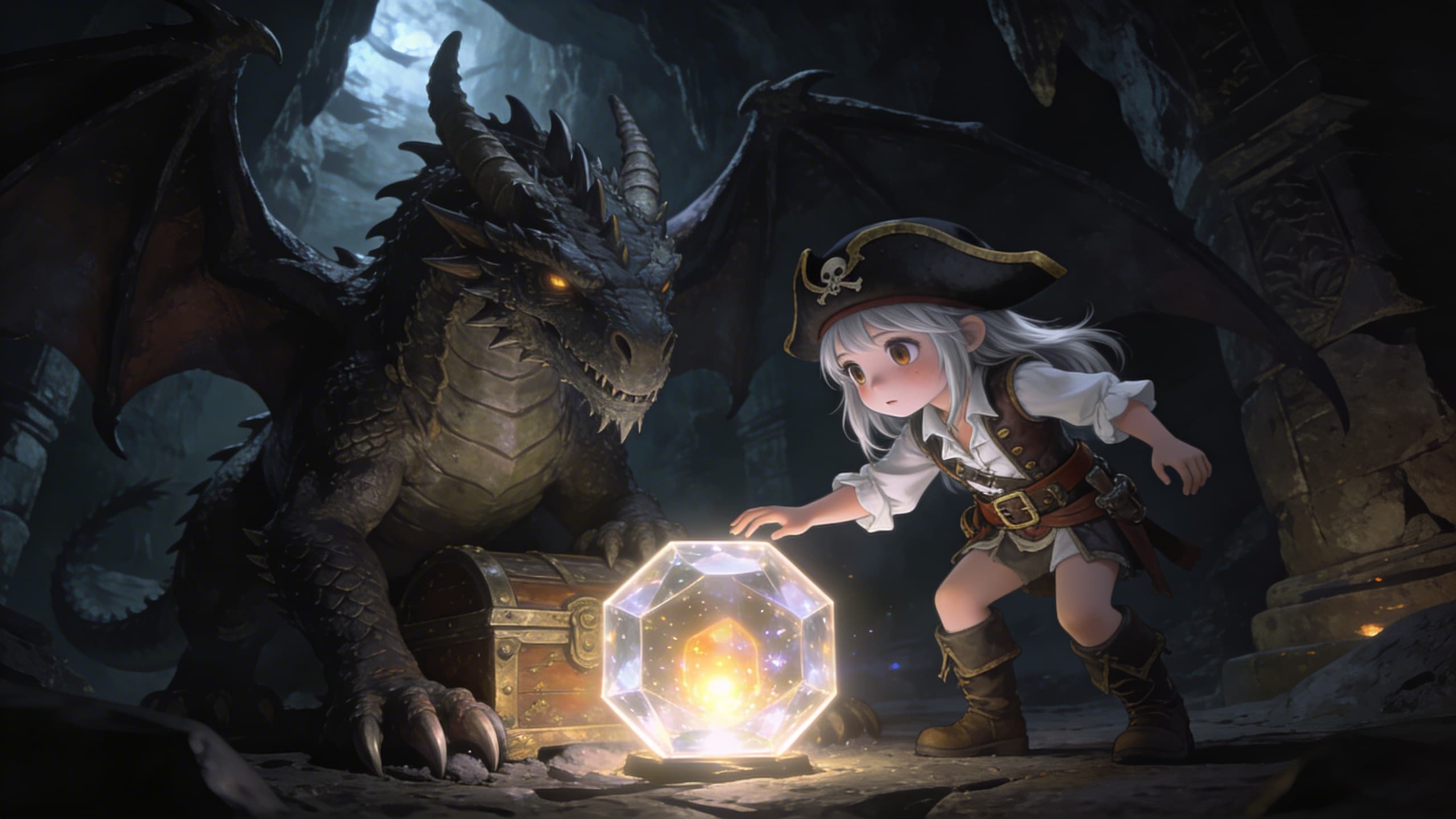 ドラゴンに遭遇 | の人気AIイラスト・グラビア