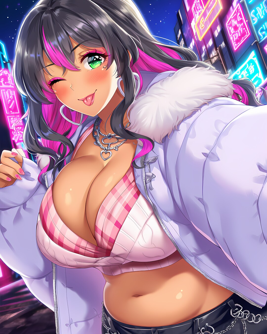 💜パープルダウン♡夜街ギャルリナ💜