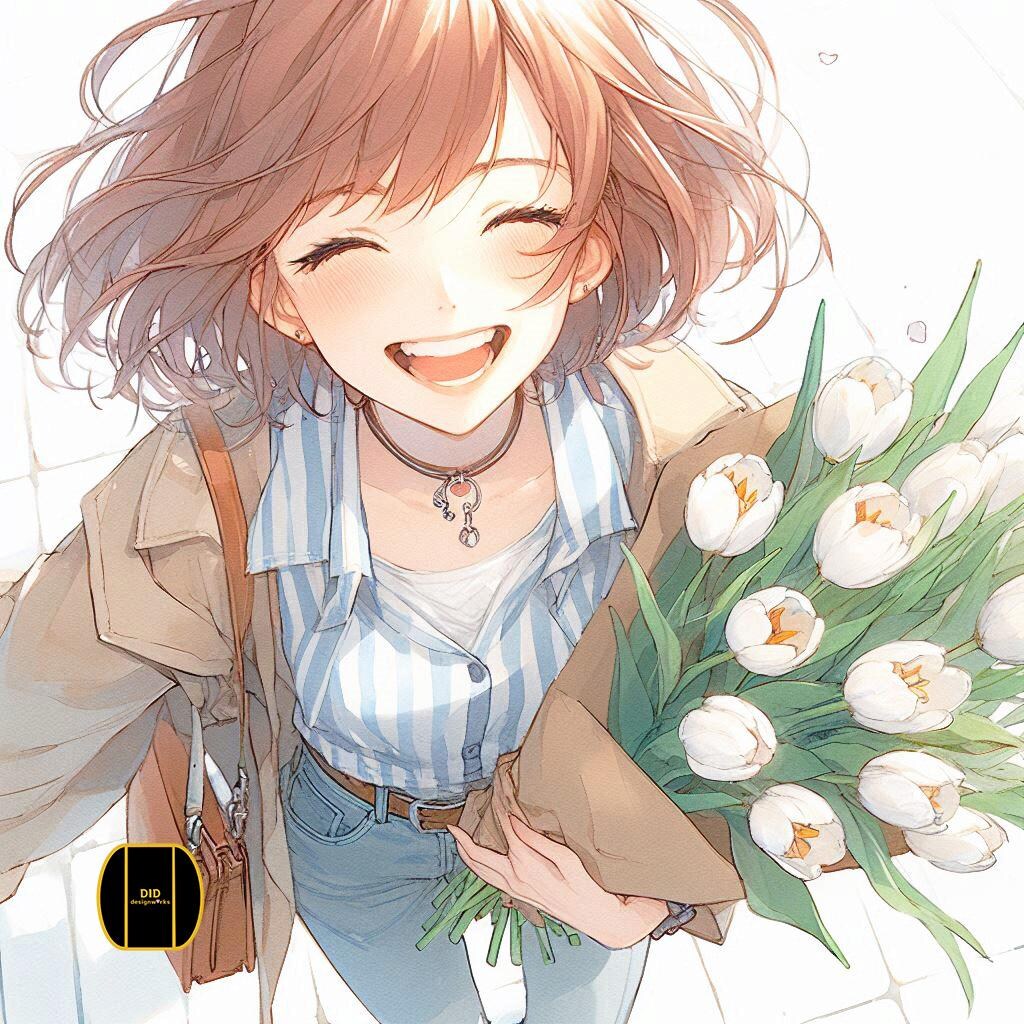 少女／チューリップ