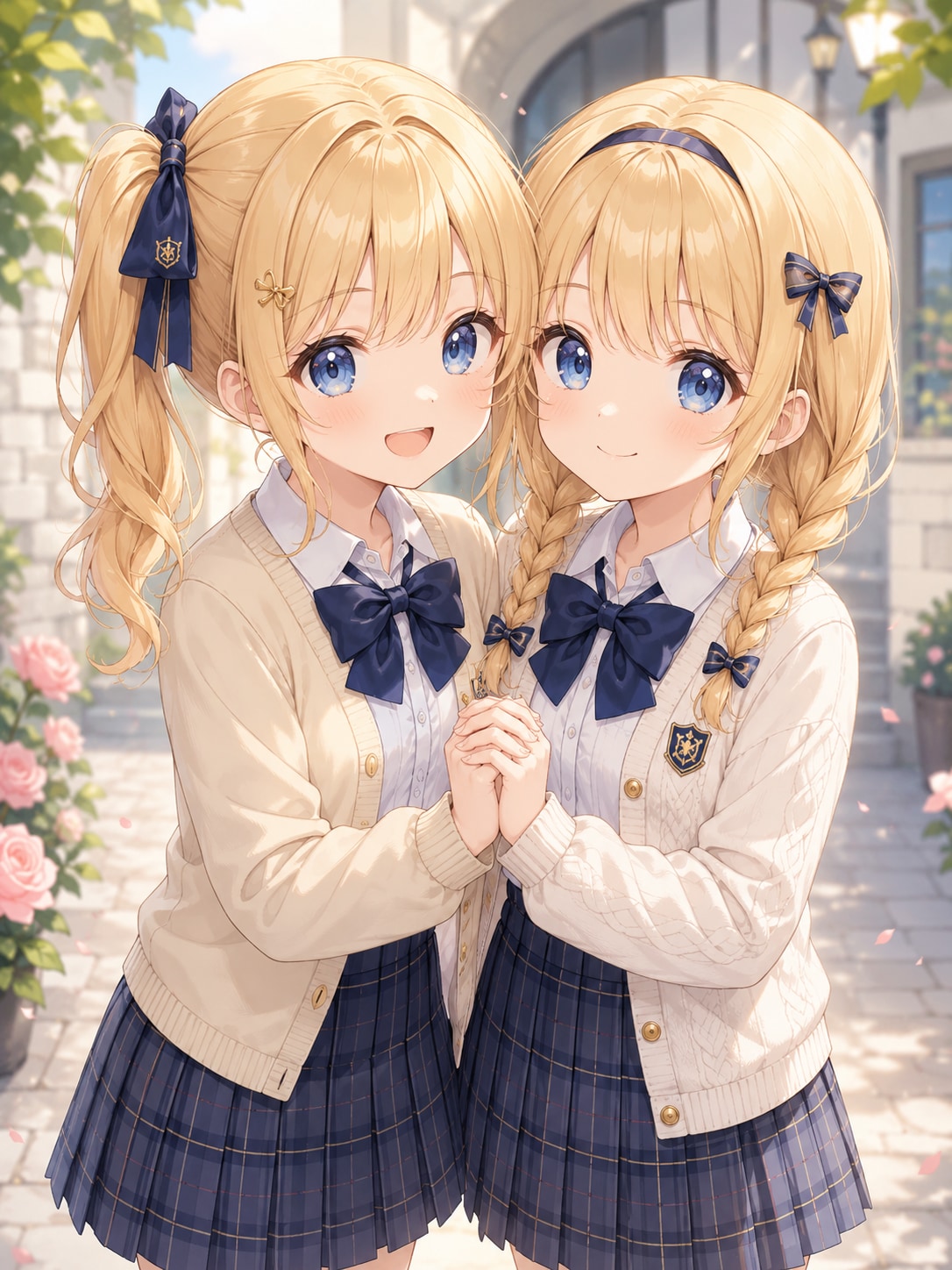 双子の女の子 | の人気AIイラスト・グラビア