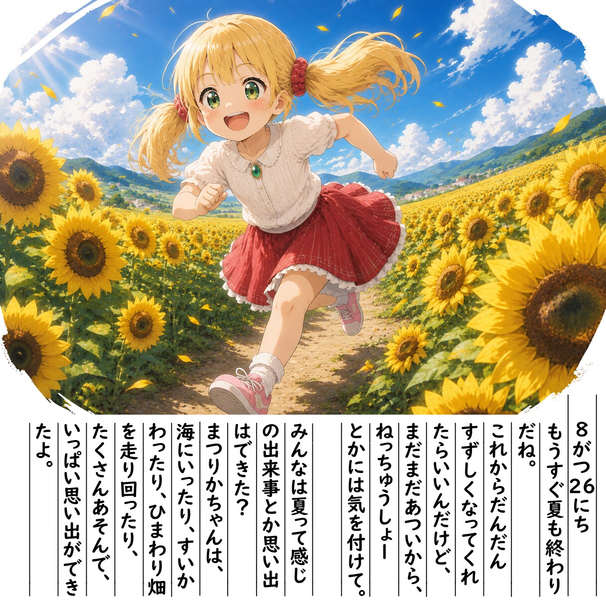 【絵日記】夏の思いでできた？ | の人気AIイラスト・グラビア