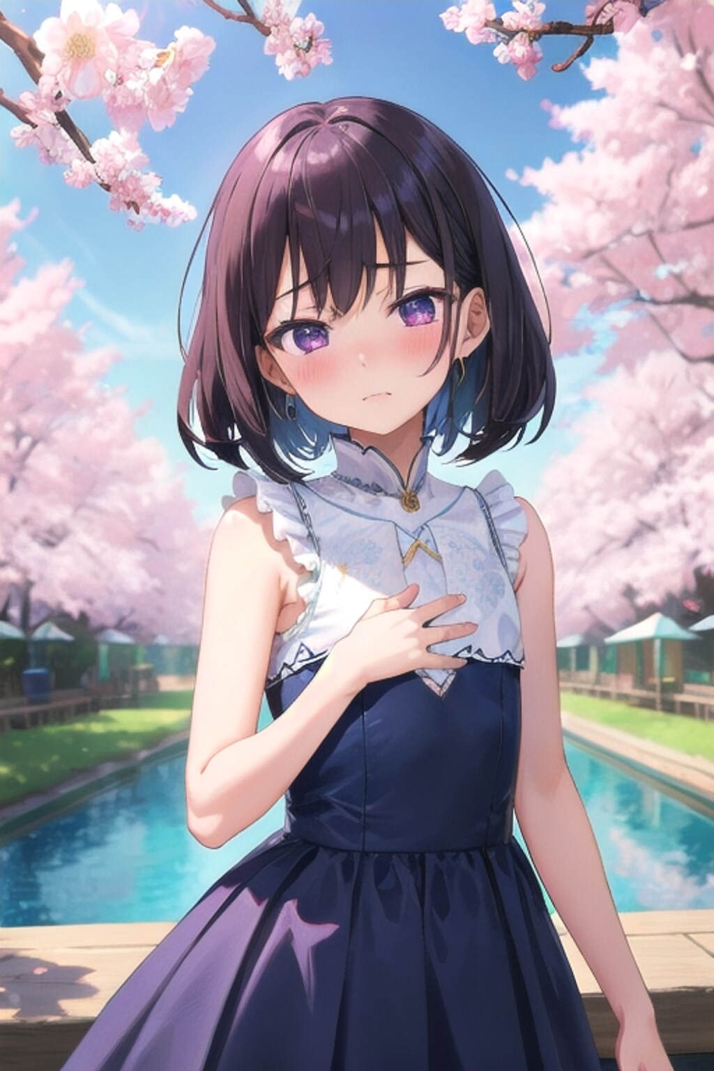 桜が似合う男の娘